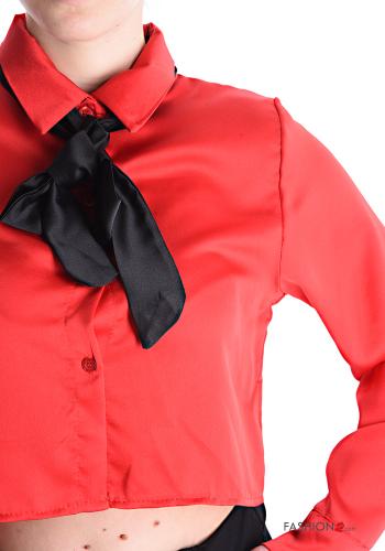 Chemise à collet avec noeud - ph 4