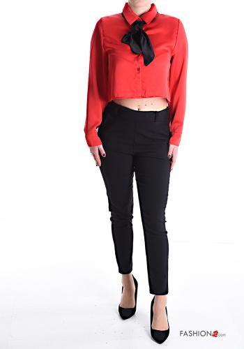 Chemise à collet avec noeud - ph 5
