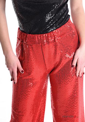 wide leg Hose mit Pailletten mit gummizug - ph 4
