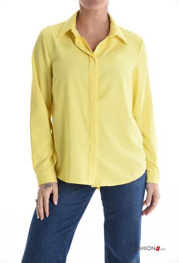 long sleeve with collar Shirt with buttons