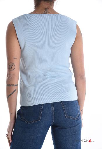 mini Gilet with buttons with v-neck - ph 2