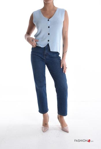 mini Gilet with buttons with v-neck - ph 5