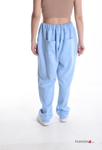Pantalone sportivo con tasche con elastico - ph 2