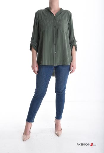 Striped Shirt with buttons with pockets - ph 5