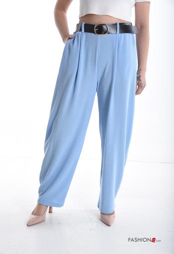 Trousers with belt with pockets - ph 1