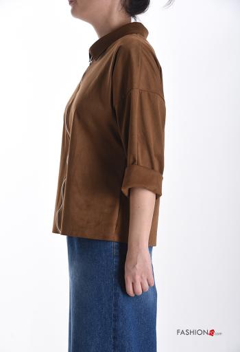 Suede Jacket with zip - ph 3