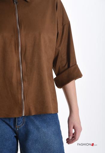 Suede Jacket with zip - ph 4