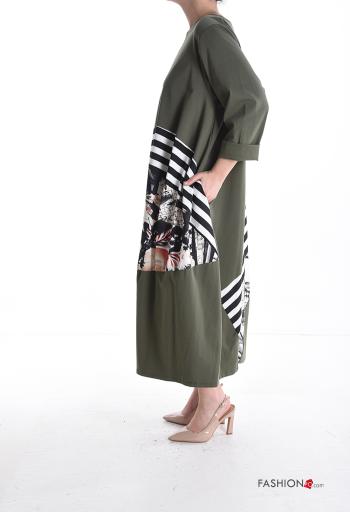 Abito in Cotone Fantasia righe - ph 3