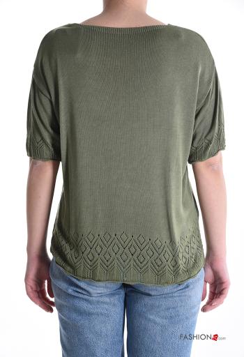 Camisola manga curta gola V - ph 2