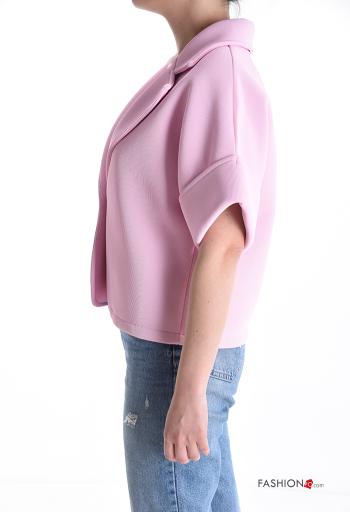 short sleeve mini Coat with buttons without lining - ph 3