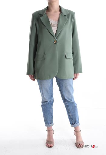 long sleeve with collar Blazer with buttons with lining - ph 5