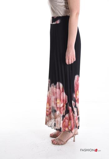 Floral pleated Skirt with elastic - ph 3