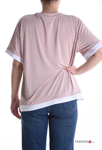 T-shirt in Cotone maniche corte girocollo - ph 2