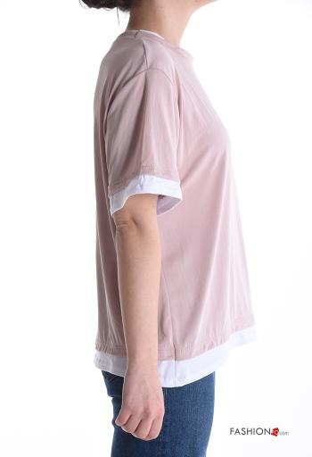 T-shirt in Cotone maniche corte girocollo - ph 3