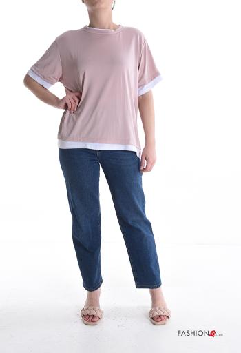 T-shirt in Cotone maniche corte girocollo - ph 5