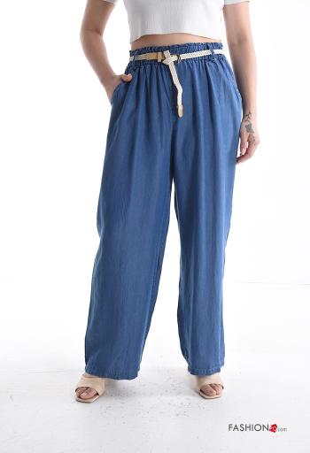 Pantalone con cintura con tasche