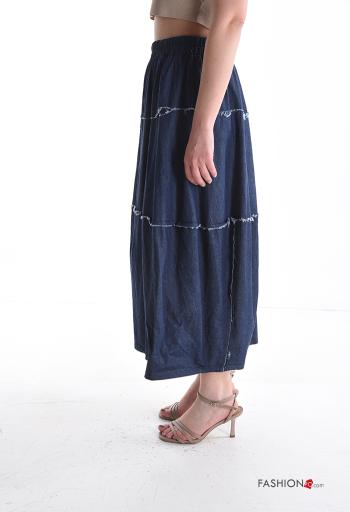 Gonna in Cotone con elastico - ph 3