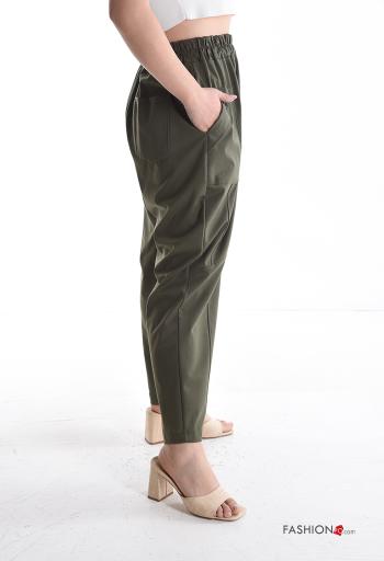 Pantalon avec poches avec élastique à boutons - ph 3