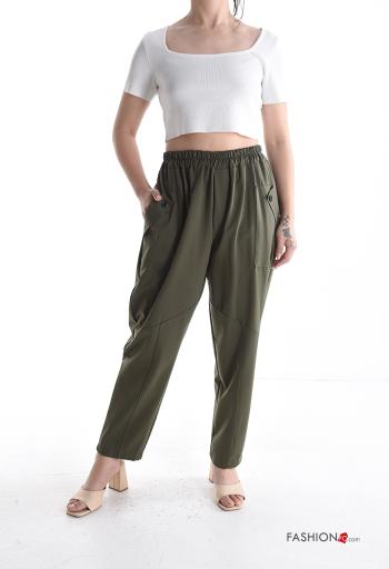 Pantalon avec poches avec élastique à boutons - ph 5