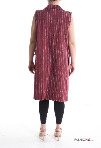 with collar Cotton Gilet with pockets - ph 2