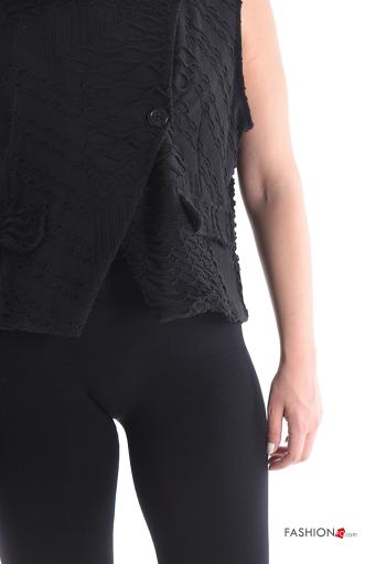 Smanicato in Cotone girocollo con bottoni - ph 4