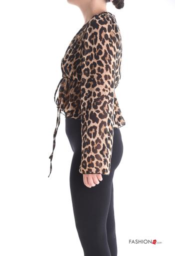 Bolerino Fantasia animalier con coulisse - ph 3