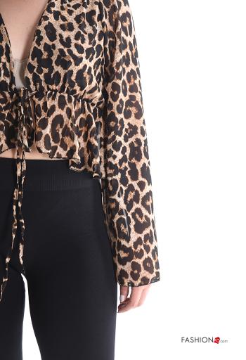 Bolerino Fantasia animalier con coulisse - ph 4