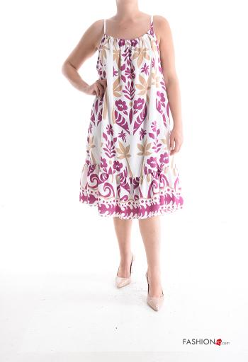 Abito Fantasia stampata con balze - ph 1