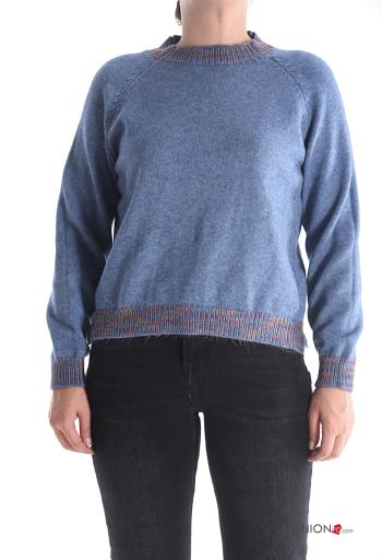 Camisola manga comprida gola redonda