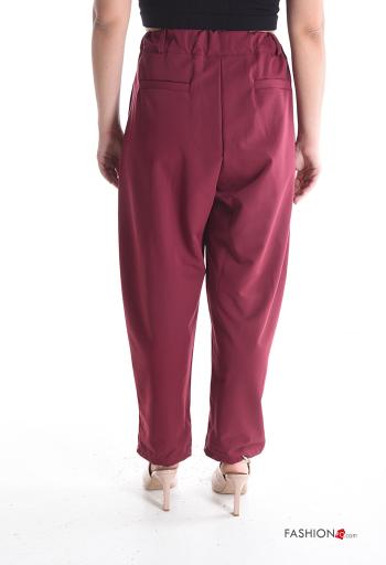 Pantalone con elastico con bottoni con tasche - ph 2