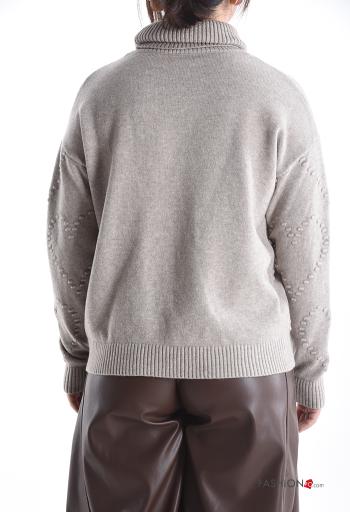 Herzmuster Rollkragenpullover - ph 2
