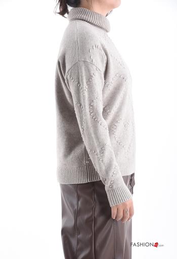 Herzmuster Rollkragenpullover - ph 3