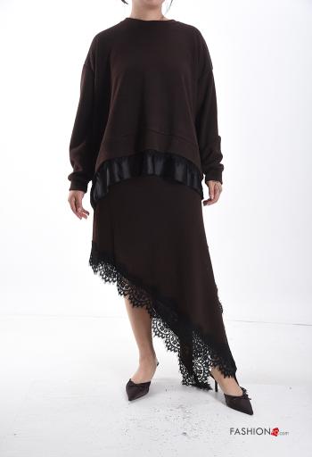 Spitze- asymmetrisch zweiteilige Set