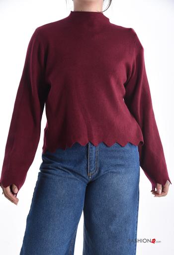 Maglione maniche lunghe a collo alto - ph 1