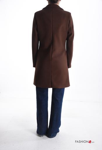 Cappotto con fodera con bottoni con tasche - ph 2