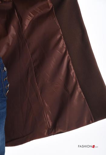 Cappotto con fodera con bottoni con tasche - ph 5