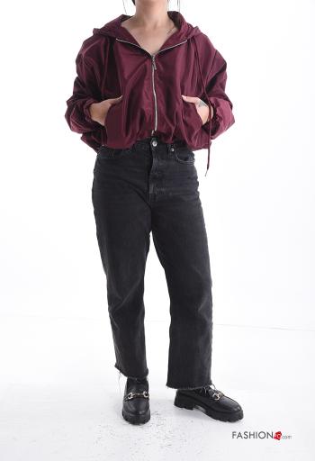 Wind Jacket with pockets with hood with zip - ph 5