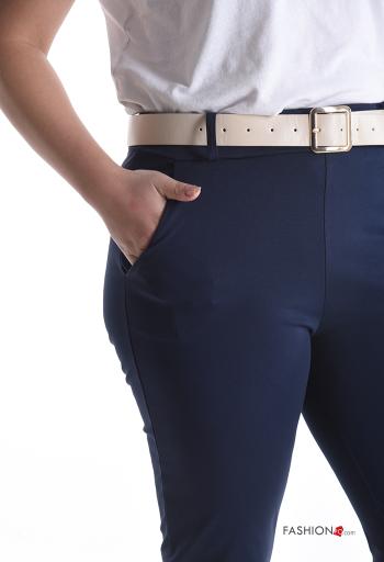 mermaid Cotton Trousers with belt with elastic with pockets - ph 4