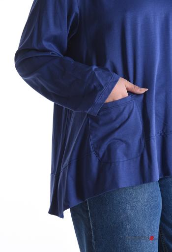 long sleeve crew neck oversized Cotton Long sleeved top - ph 4