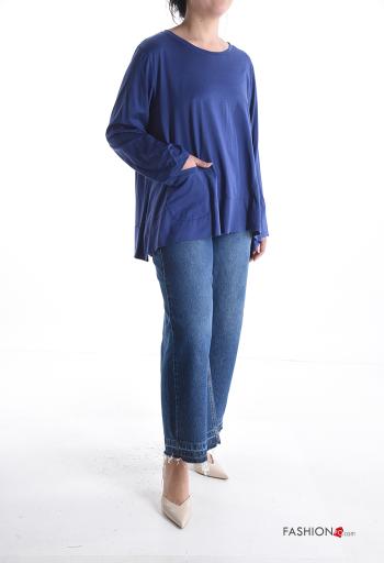 long sleeve crew neck oversized Cotton Long sleeved top - ph 5