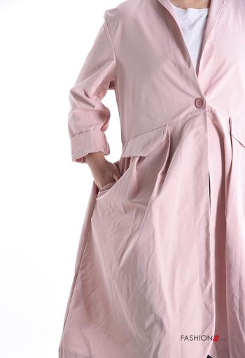 Spolverino maniche lunghe con bottoni con tasche - ph 4