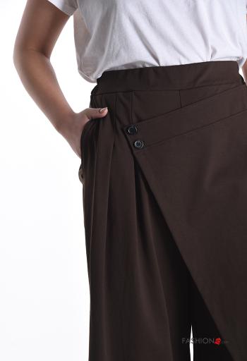 Pantalone in Cotone wide leg - ph 4