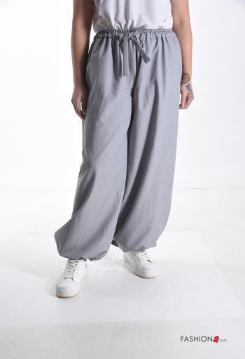 Pantalone con tasche con coulisse - ph 1