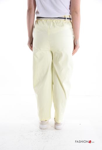 Pantalone in Cotone con cintura con tasche - ph 2