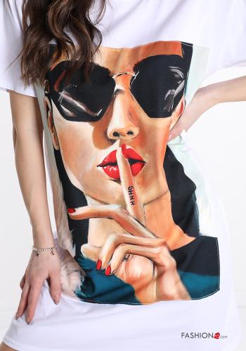 T-shirt in Cotton Printed pattern - ph 4