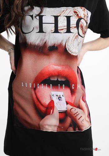 T-shirt de Algodón Estampado impreso - ph 4