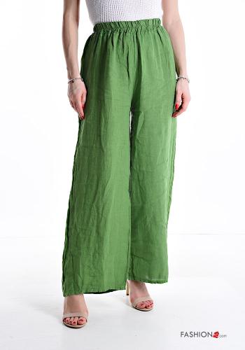 Linen Trousers with elastic - ph 1