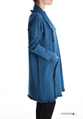 Cardigan with pockets with fringe - ph 3