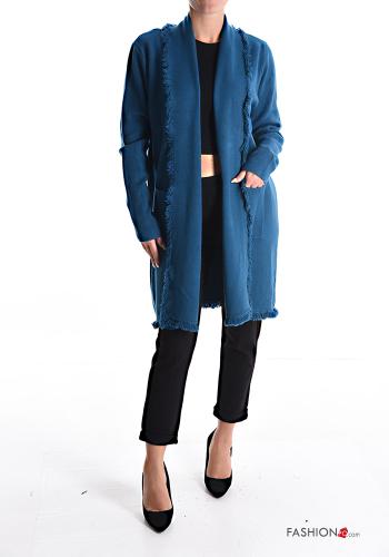 Cardigan with pockets with fringe - ph 5