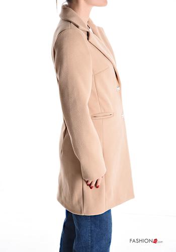 Coat with buttons with lining with pockets - ph 3